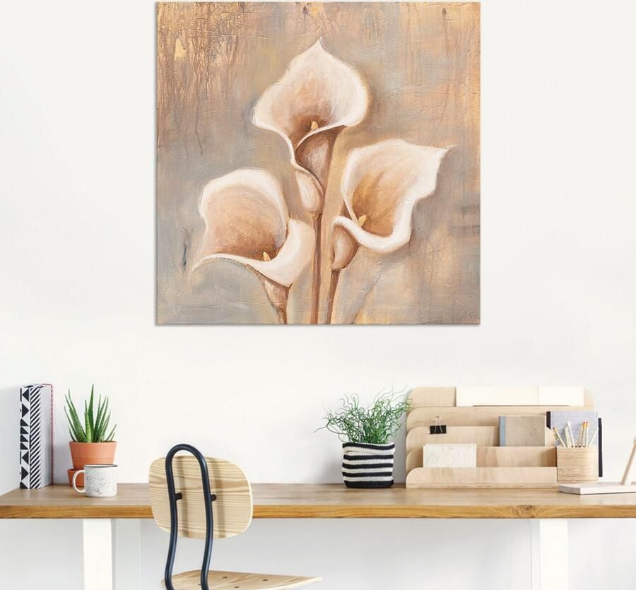 Artland Artprint Antieke bloemen als artprint van aluminium artprint voor buiten artprint op linnen poster muursticker - Foto 5