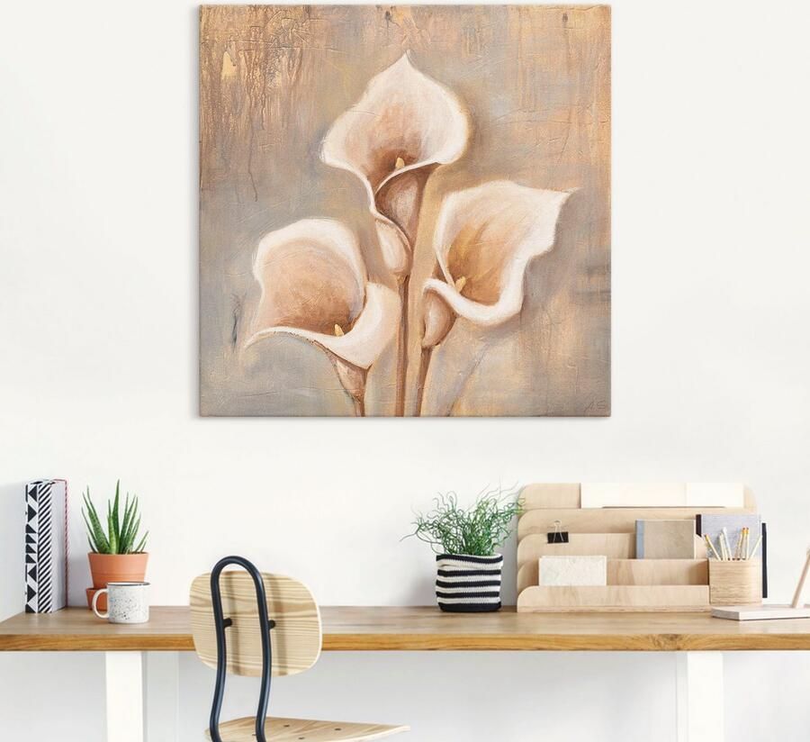 Artland Artprint Antieke bloemen als artprint van aluminium artprint voor buiten artprint op linnen poster muursticker - Foto 6