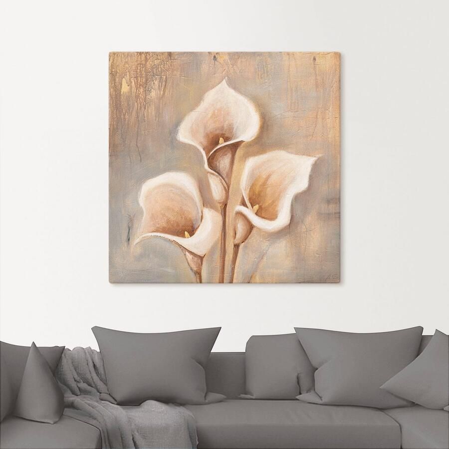 Artland Artprint Antieke bloemen als artprint van aluminium artprint voor buiten artprint op linnen poster muursticker - Foto 2