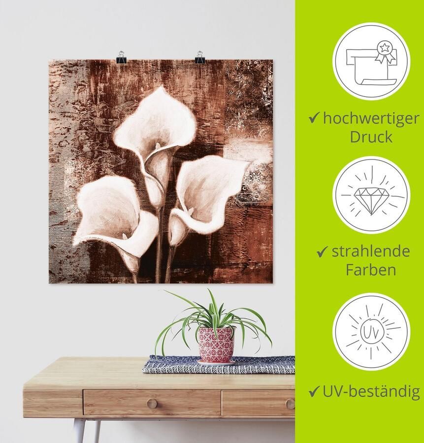 Artland Poster Antieke Callas bruin - Foto 4