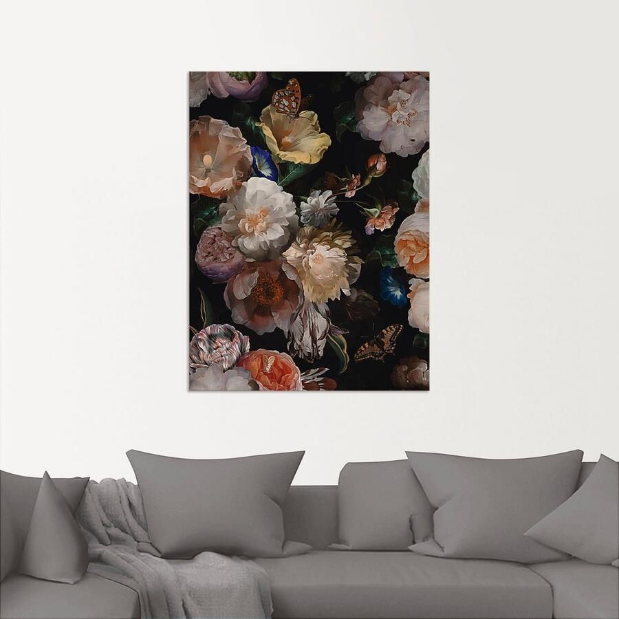 Artland Artprint Antieke Hollandse bloemen als artprint van aluminium artprint voor buiten artprint op linnen poster muursticker - Foto 2