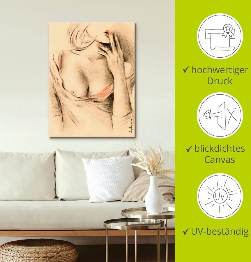 Artland Artprint op linnen Aphrodite de moderne - Foto 3