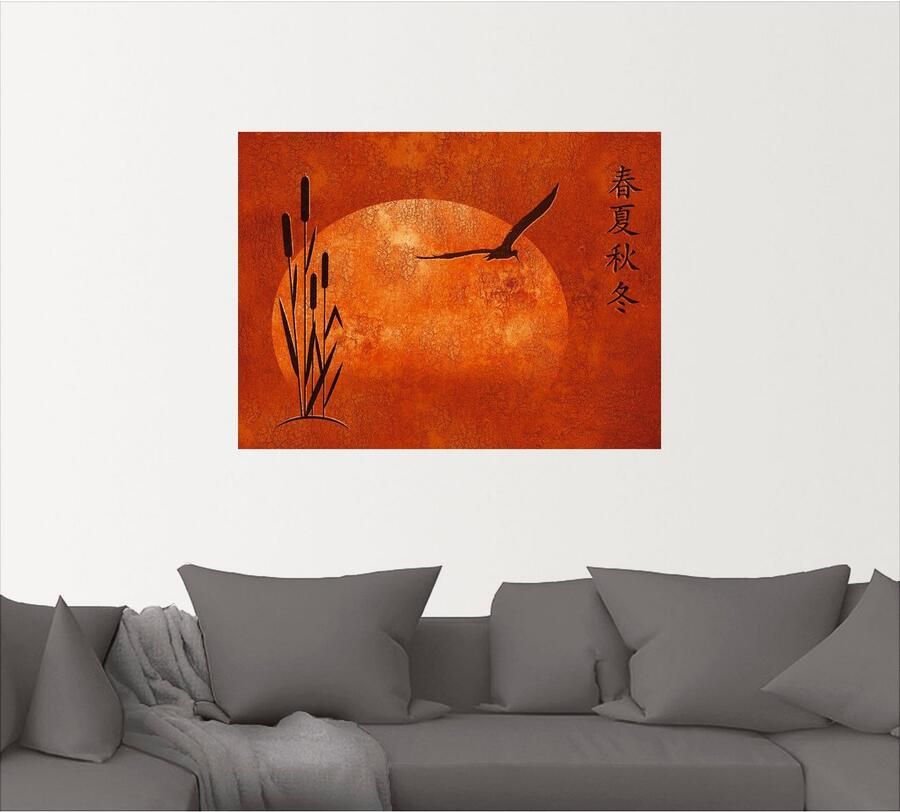 Artland Artprint Aziatische seizoenen als poster muursticker in verschillende maten - Foto 3