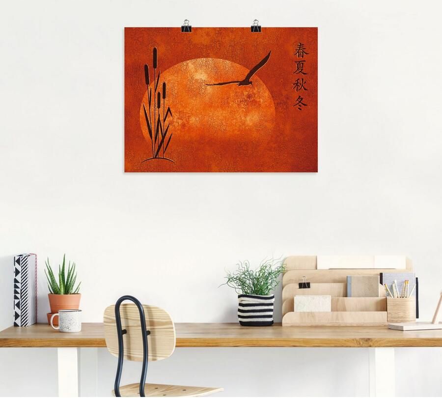 Artland Artprint Aziatische seizoenen als poster muursticker in verschillende maten - Foto 4