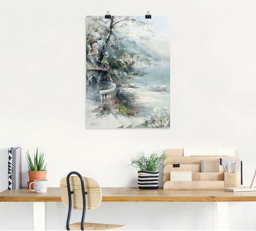 Artland Artprint Baaizijde I als artprint op linnen poster muursticker in verschillende maten - Foto 4