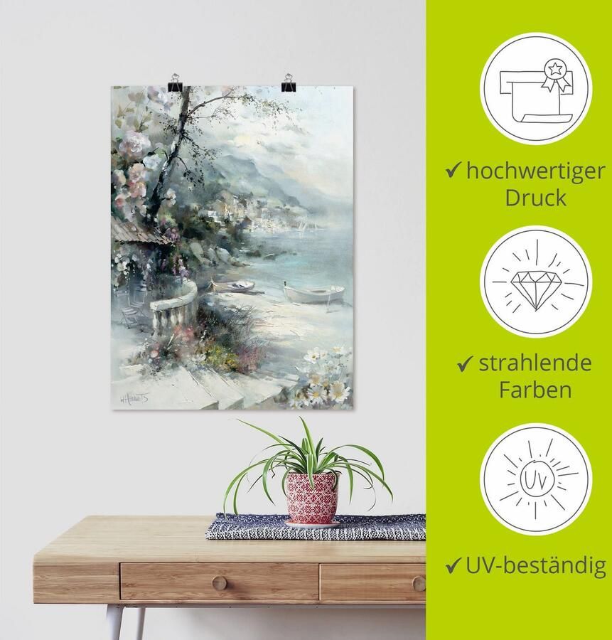 Artland Artprint Baaizijde I als artprint op linnen poster muursticker in verschillende maten - Foto 3