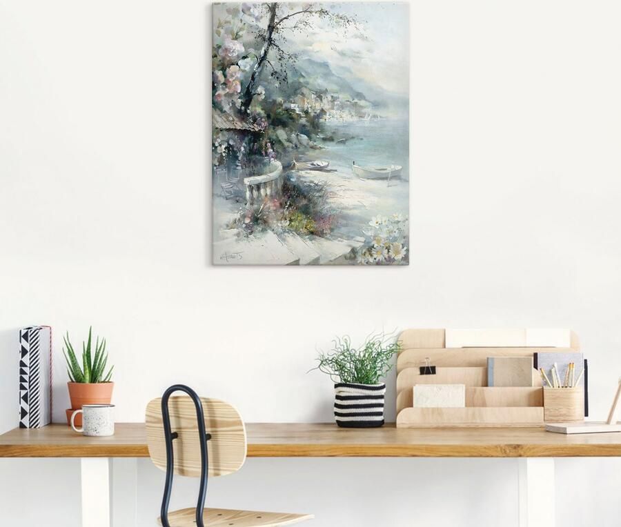 Artland Artprint Baaizijde I als artprint op linnen poster muursticker in verschillende maten - Foto 5