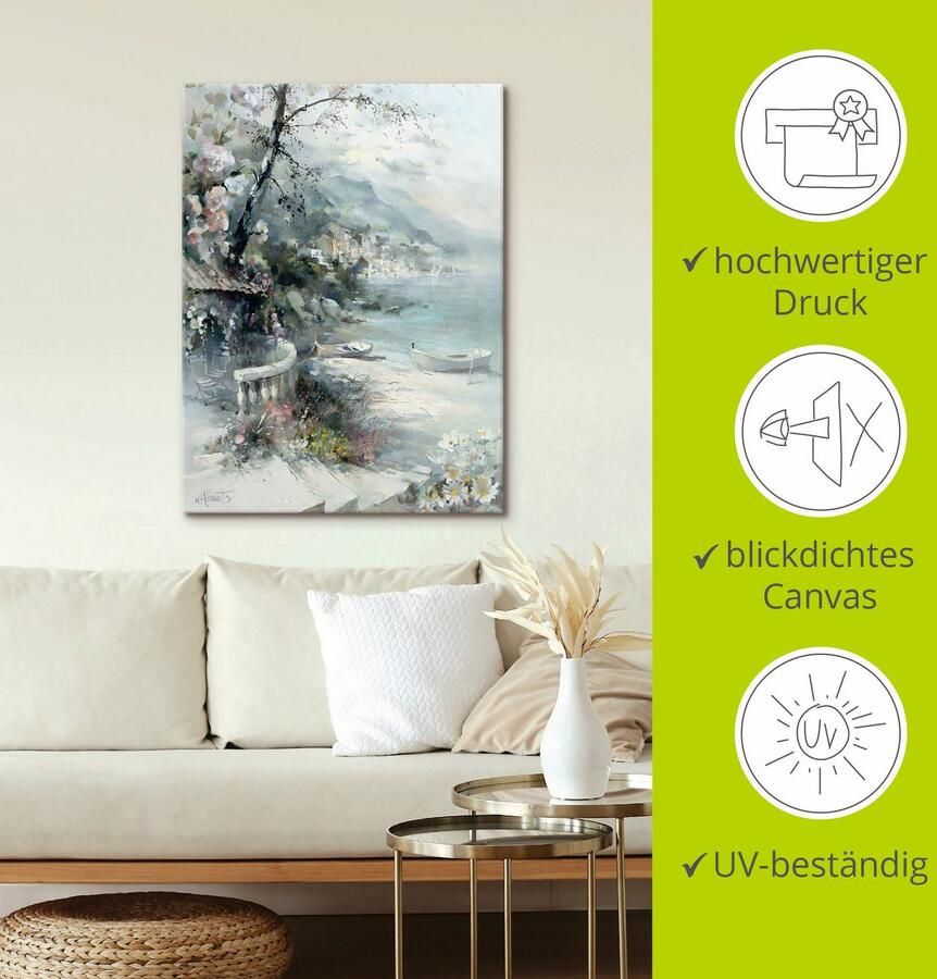 Artland Artprint Baaizijde I als artprint op linnen poster muursticker in verschillende maten - Foto 4