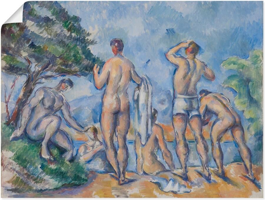 Artland Artprint Baden. 1890-92 als artprint van aluminium artprint op linnen muursticker of poster in verschillende maten - Foto 5