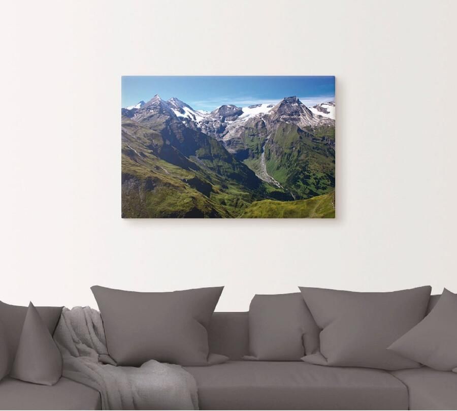 Artland Artprint Bergen rondom de Großglockner als artprint op linnen poster in verschillende formaten maten - Foto 4