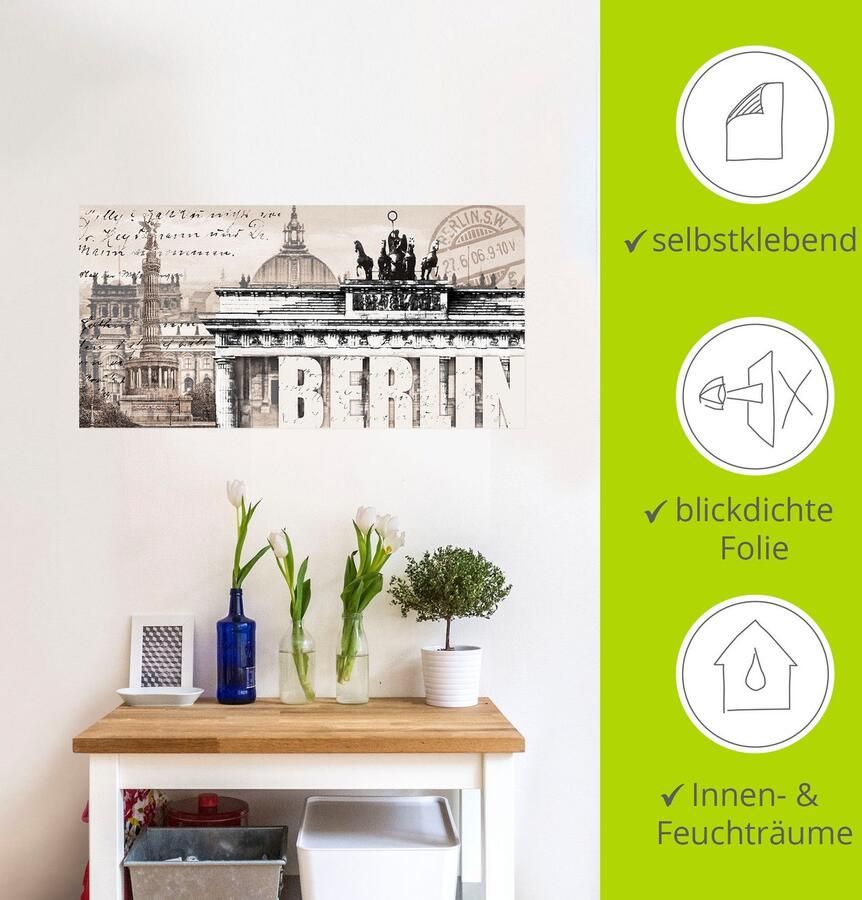 Artland Artprint Berlijn II als artprint op linnen poster muursticker in verschillende maten - Foto 4