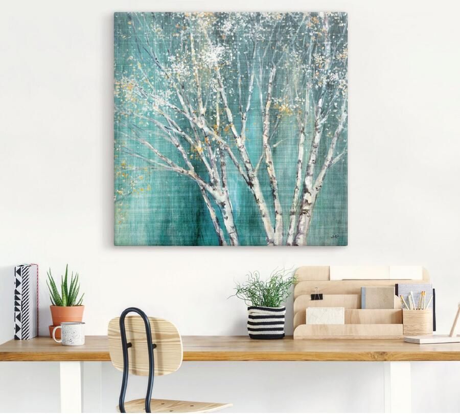 Artland Artprint Blauwe berk als artprint op linnen poster muursticker in verschillende maten - Foto 5