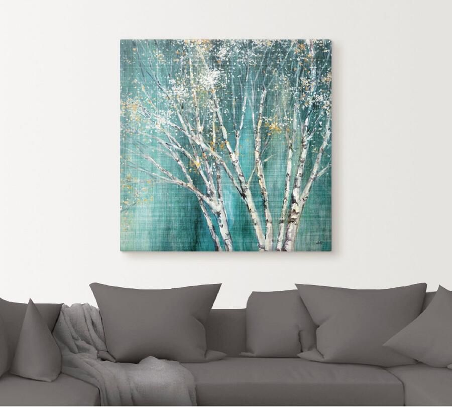 Artland Artprint Blauwe berk als artprint op linnen poster muursticker in verschillende maten - Foto 6