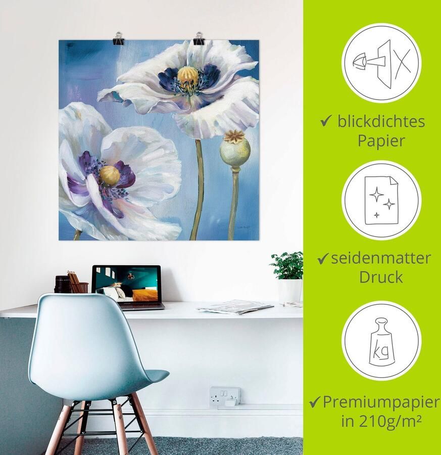 Artland Artprint Blauwe dans II als artprint op linnen poster in verschillende formaten maten - Foto 2