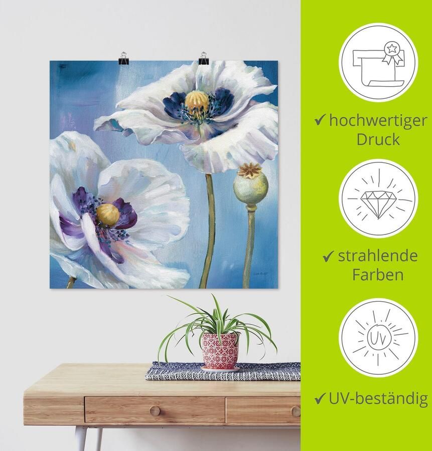 Artland Artprint Blauwe dans II als artprint op linnen poster in verschillende formaten maten - Foto 3