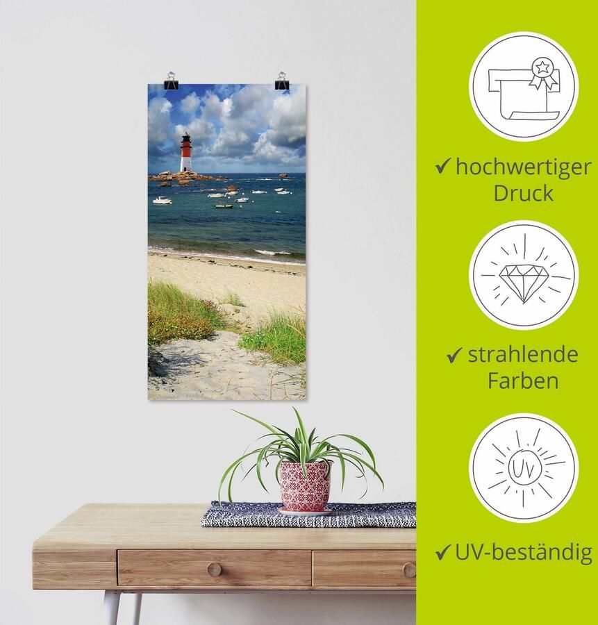 Artland Artprint Blik door de duinen als artprint op linnen poster in verschillende formaten maten - Foto 3