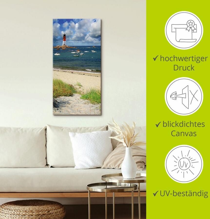 Artland Artprint Blik door de duinen als artprint op linnen poster in verschillende formaten maten - Foto 2