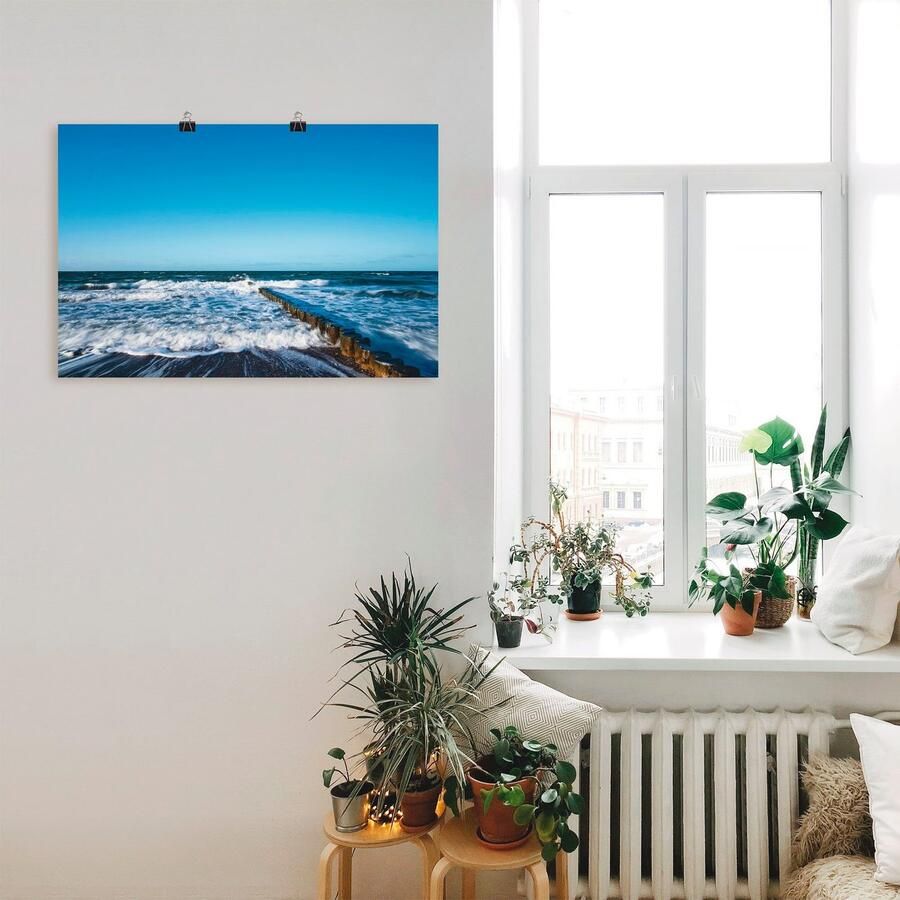 Artland Artprint Blik op de kust van de Oostzee IV als poster in verschillende formaten maten - Foto 2