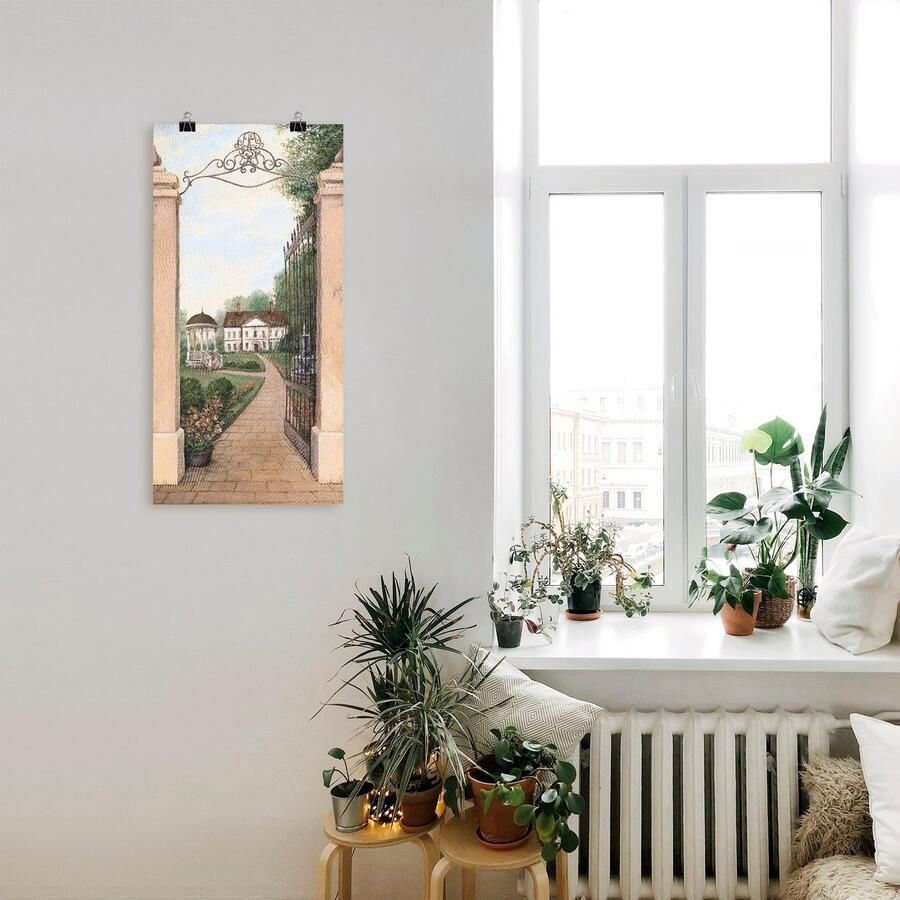 Artland Artprint Blik op Gutshaus als artprint op linnen poster in verschillende formaten maten - Foto 2