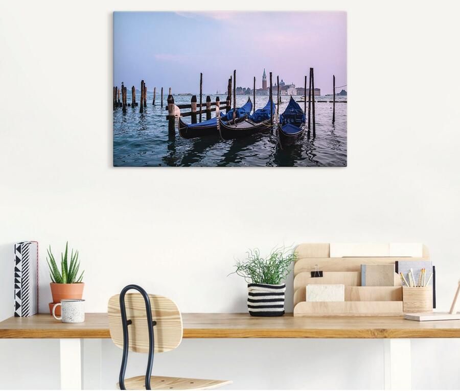 Artland Artprint Blik op het eiland San Giorgio Maggiore - Foto 4