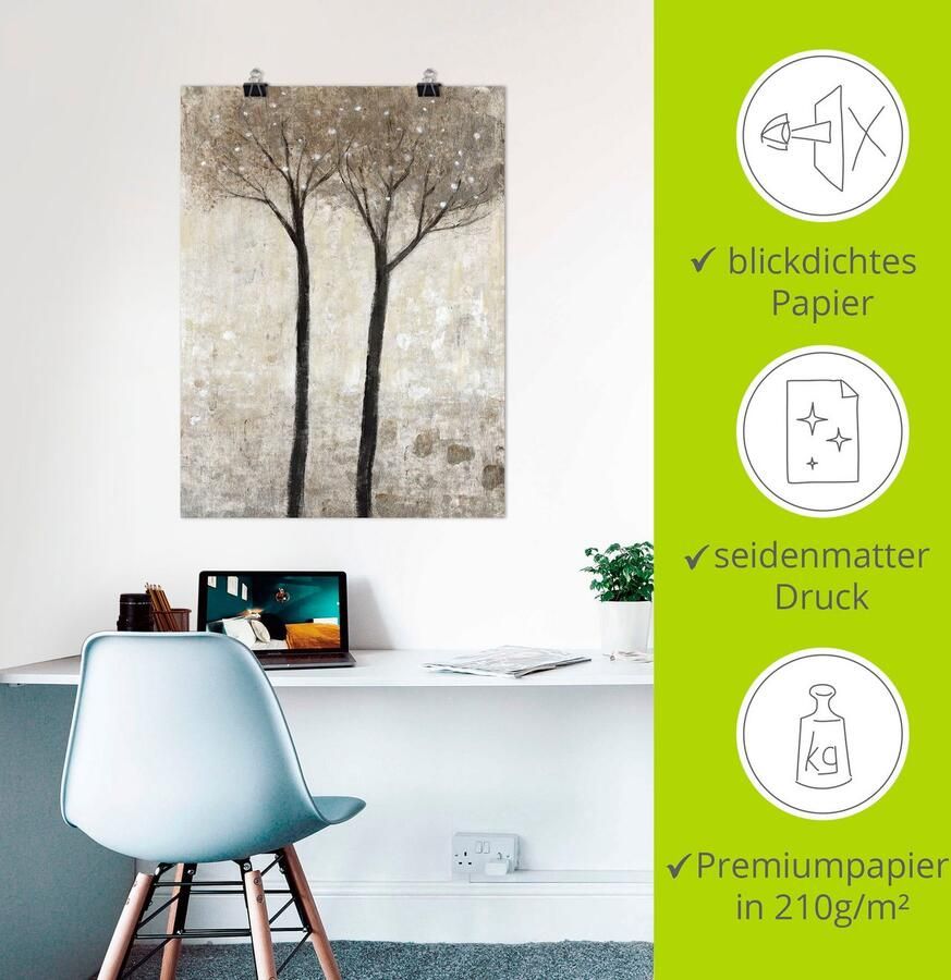 Artland Artprint Bloeiende boom II als artprint op linnen poster in verschillende formaten maten - Foto 3