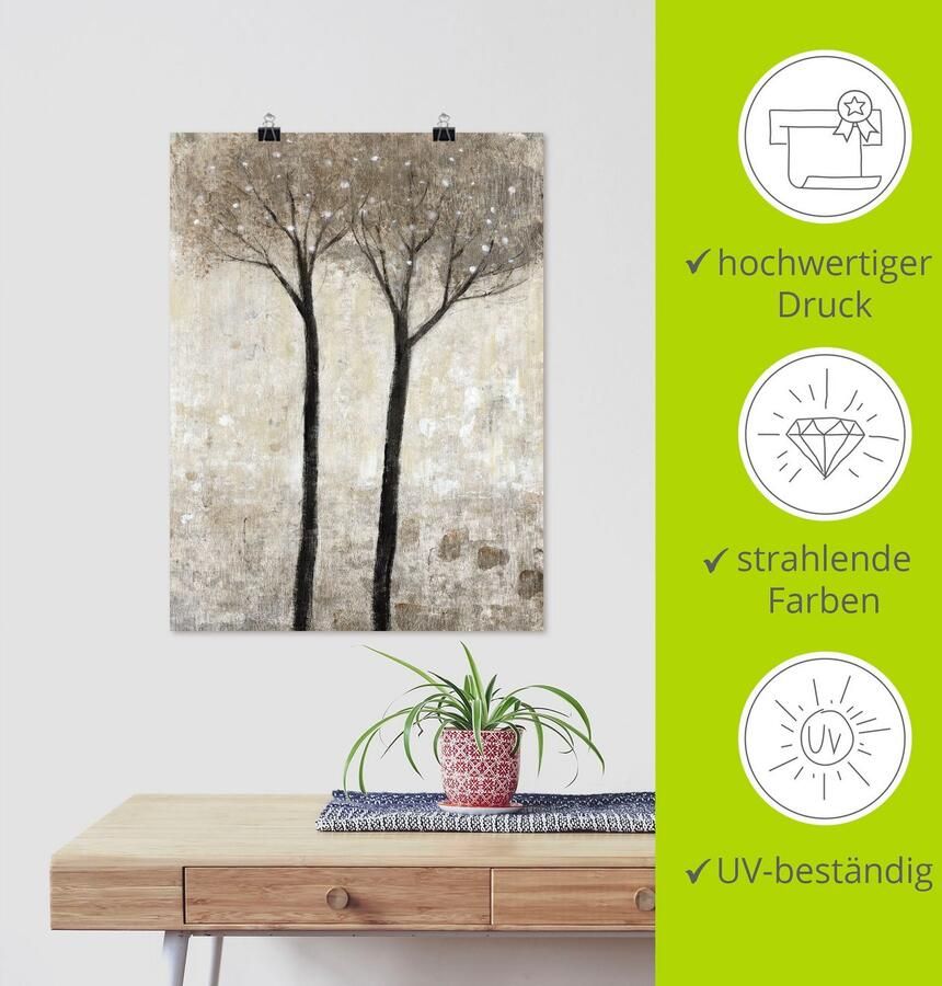 Artland Artprint Bloeiende boom II als artprint op linnen poster in verschillende formaten maten - Foto 4