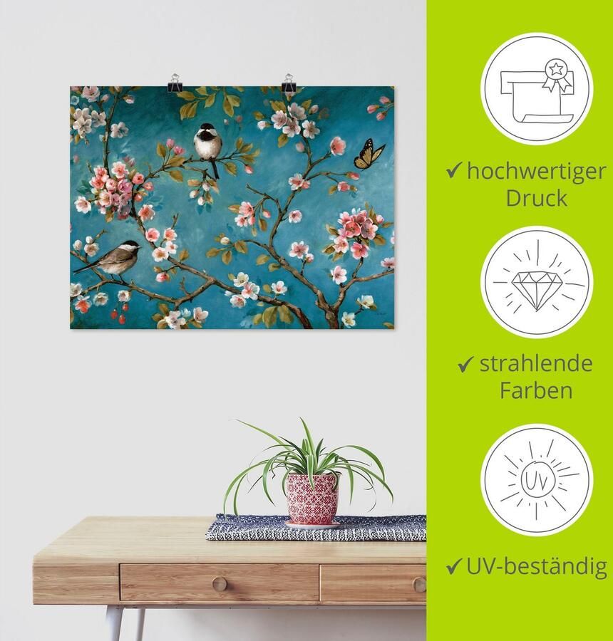 Artland Artprint Bloem I als artprint op linnen poster muursticker in verschillende maten - Foto 3