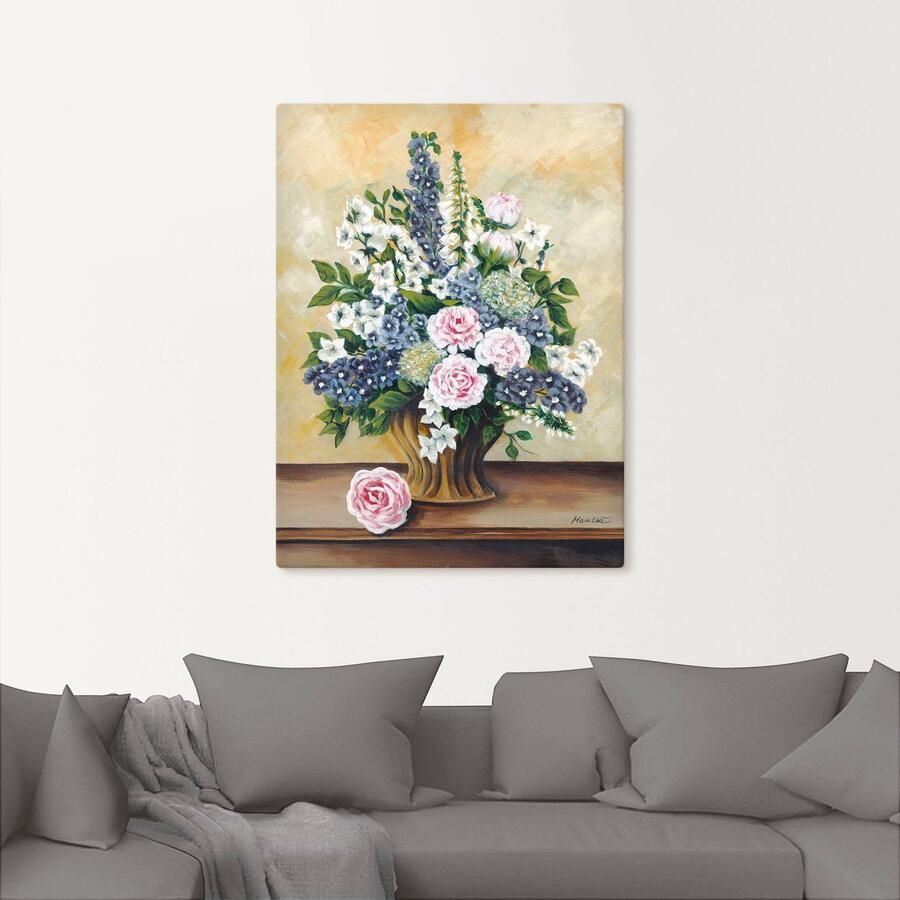 Artland Artprint Bloemboeket als artprint van aluminium artprint voor buiten artprint op linnen in verschillende maten