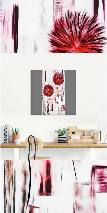 Artland Artprint Bloemen als artprint van aluminium artprint op linnen muursticker of poster in verschillende maten - Foto 5