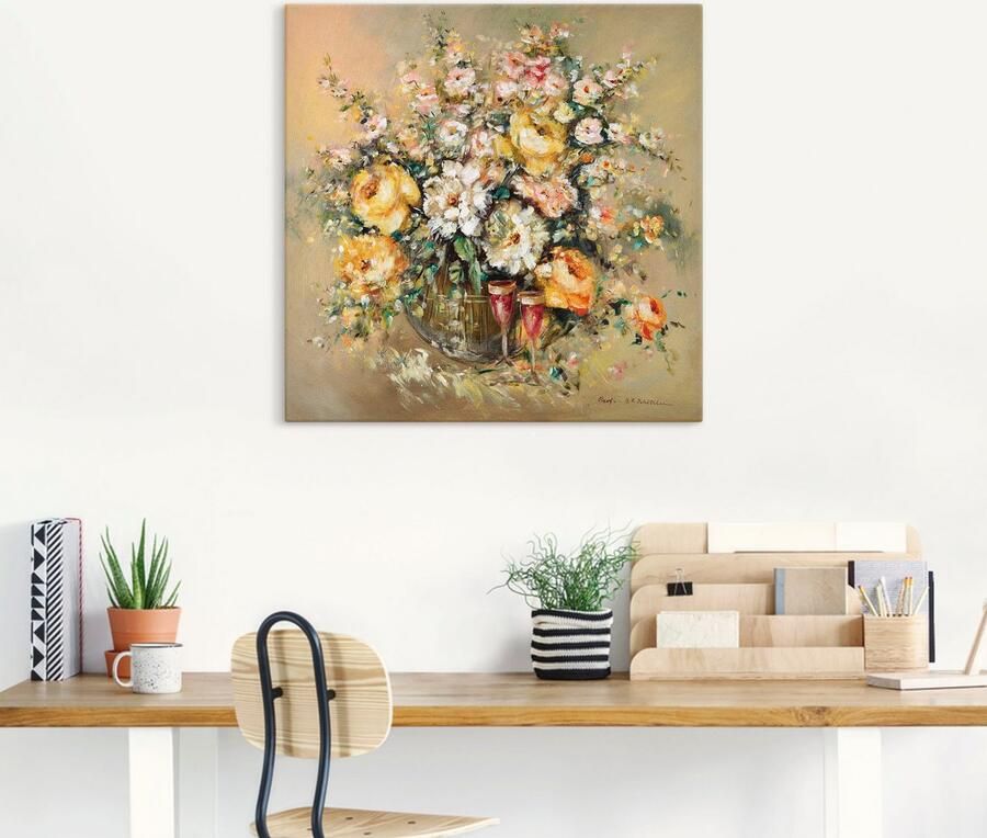 Artland Artprint Bloemen en sterke dranken als artprint op linnen poster muursticker in verschillende maten - Foto 5