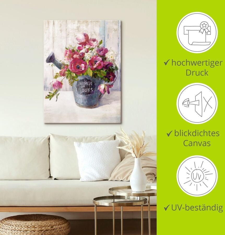 Artland Artprint Bloemen II als artprint op linnen poster in verschillende formaten maten - Foto 2