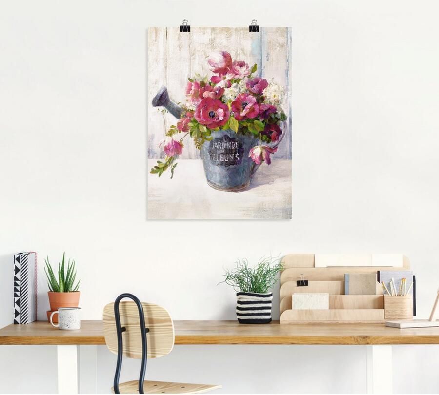 Artland Artprint Bloemen II als artprint op linnen poster in verschillende formaten maten - Foto 4