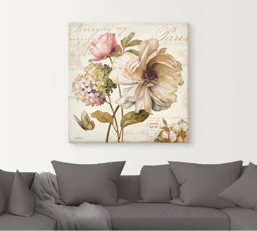 Artland Artprint op linnen Bloemen II - Foto 5