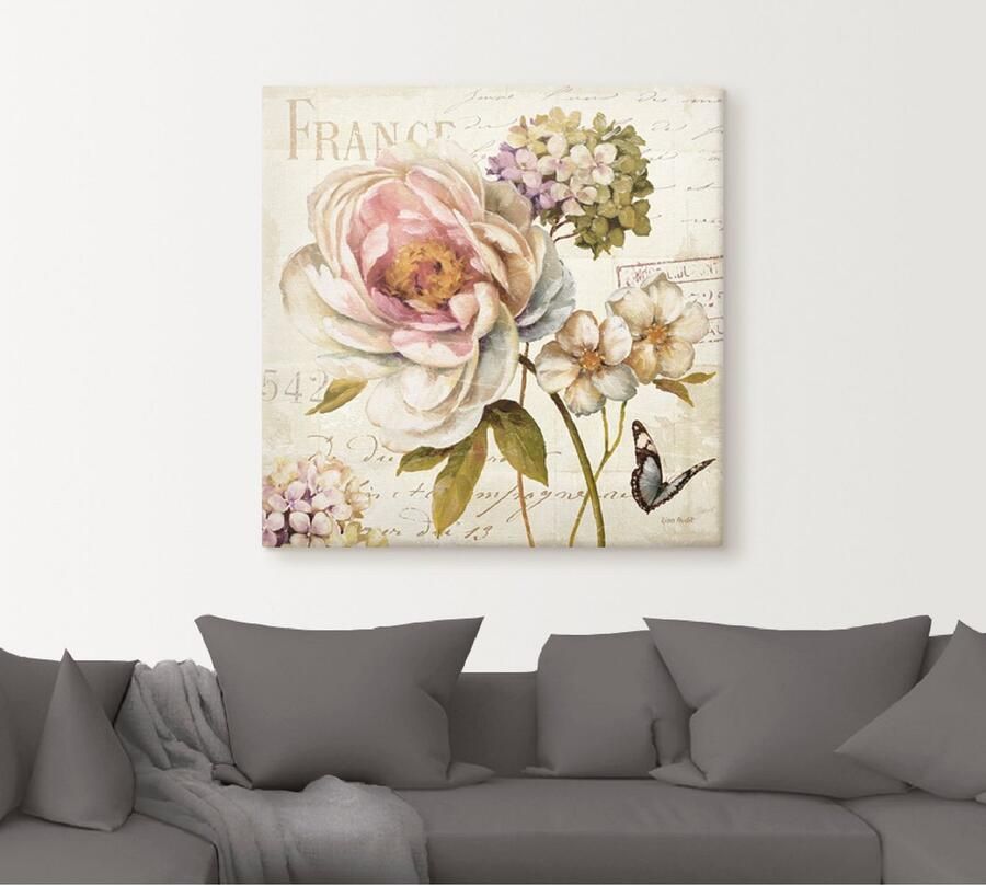 Artland Artprint op linnen Bloemen III - Foto 5