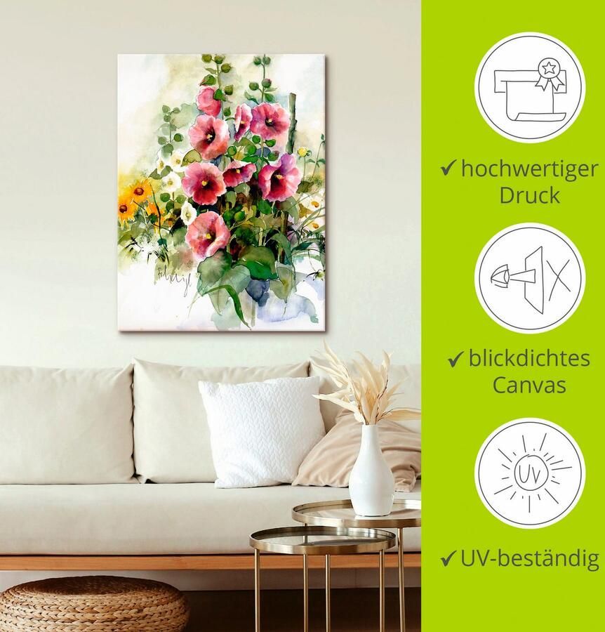 Artland Artprint Bloemen samenstelling I als artprint op linnen poster in verschillende formaten maten - Foto 2