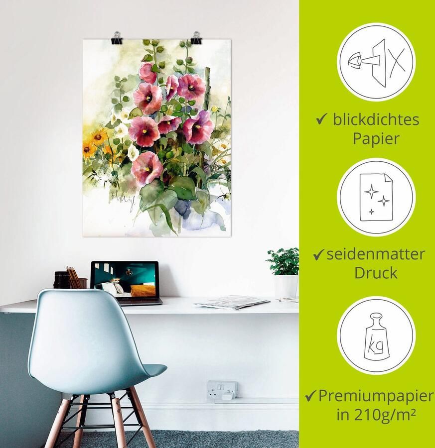 Artland Artprint Bloemen samenstelling I als artprint op linnen poster in verschillende formaten maten - Foto 2