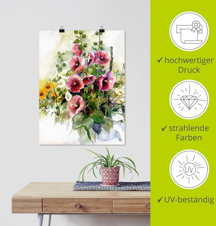 Artland Artprint Bloemen samenstelling I als artprint op linnen poster in verschillende formaten maten - Foto 3