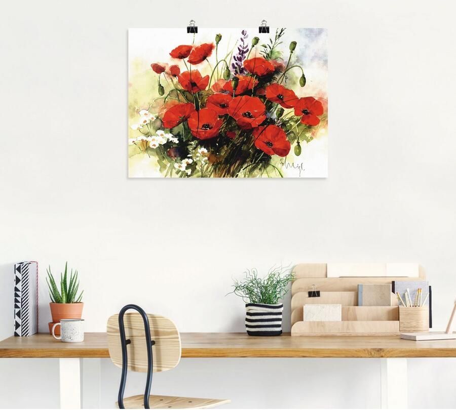 Artland Artprint Bloemen samenstelling III als artprint op linnen poster muursticker in verschillende maten - Foto 4