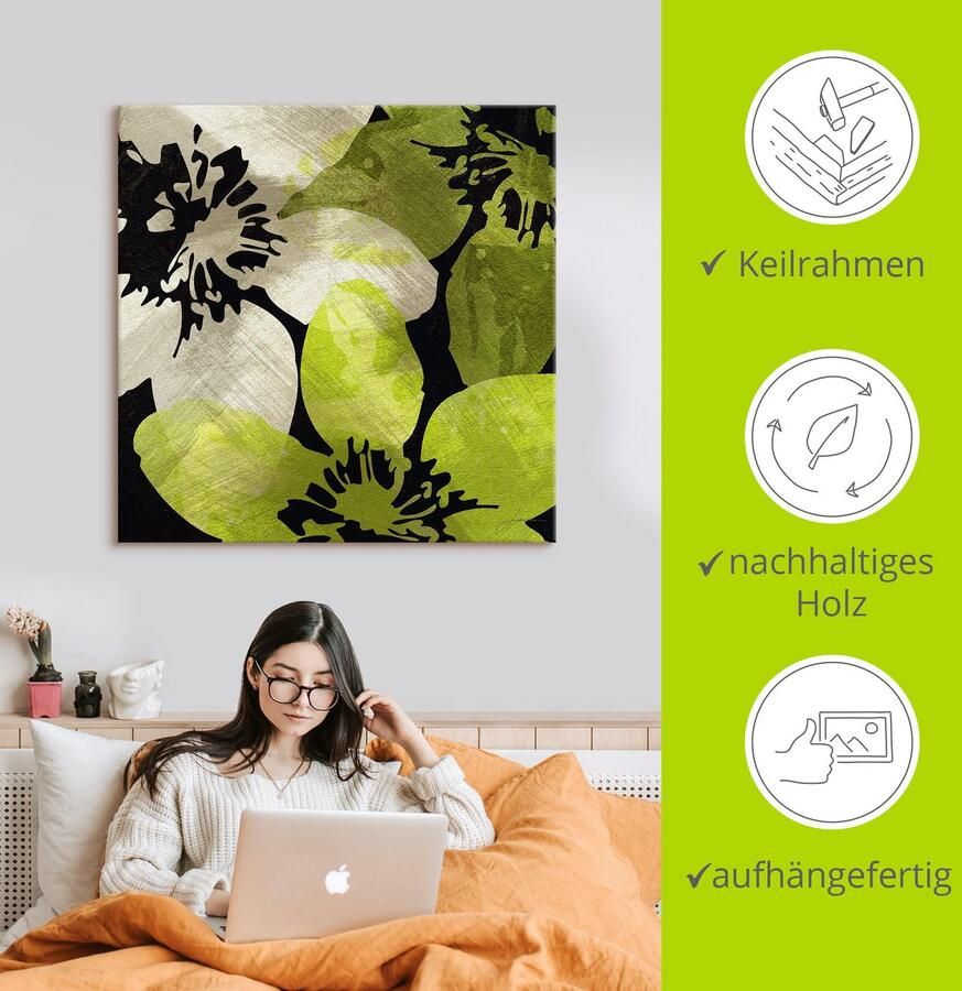 Artland Artprint Bloemen V als artprint van aluminium artprint voor buiten artprint op linnen poster in verschillende maten. maten - Foto 3