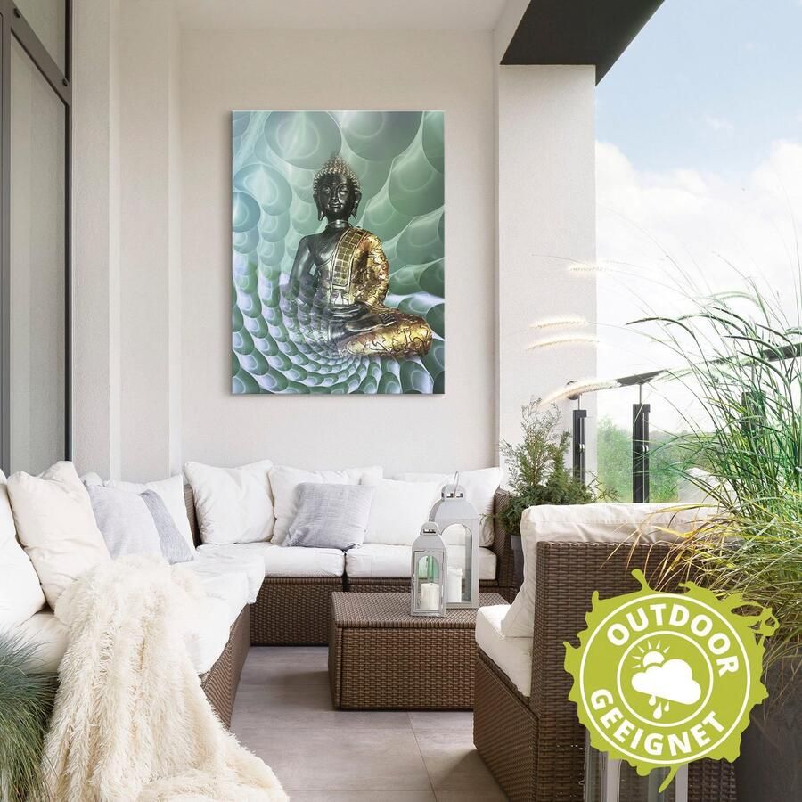 Artland Artprint Boeddha s droomwereld CB als artprint van aluminium artprint voor buiten artprint op linnen poster muursticker - Foto 2