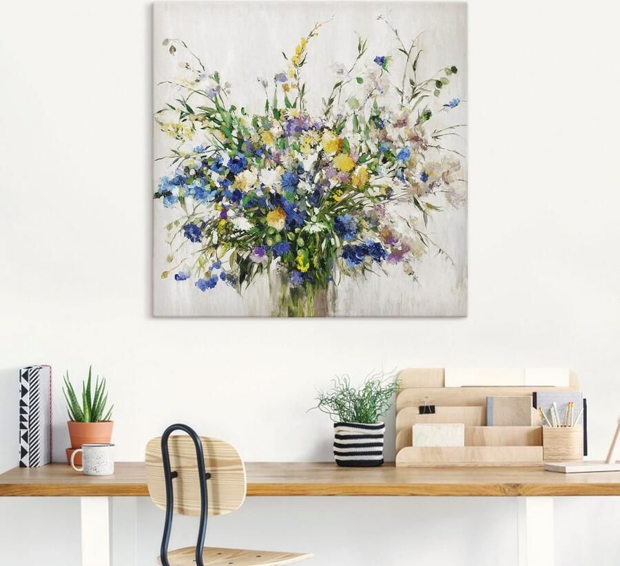 Artland Artprint op linnen Boeket wilde bloemen - Foto 5