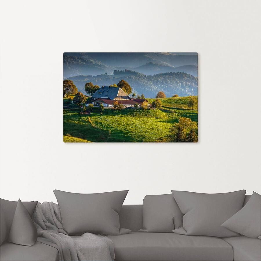 Artland Artprint op linnen Boerderij bij St.Peter Zwarte Woud - Foto 2