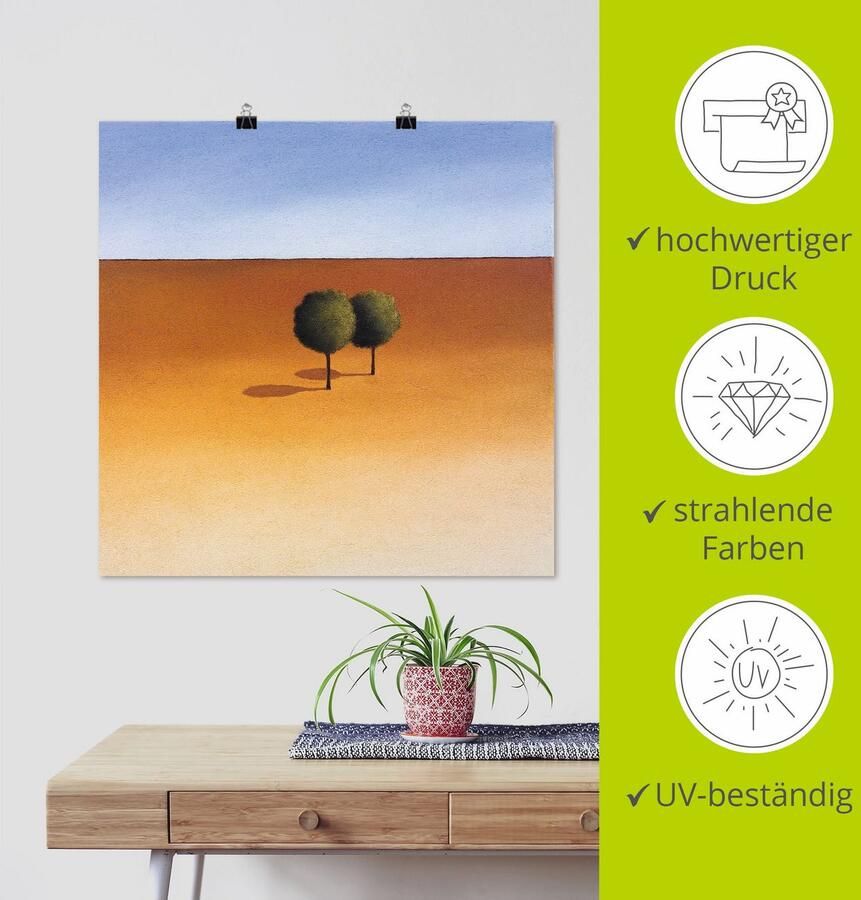 Artland Artprint Bomen als artprint op linnen poster in verschillende formaten maten - Foto 3