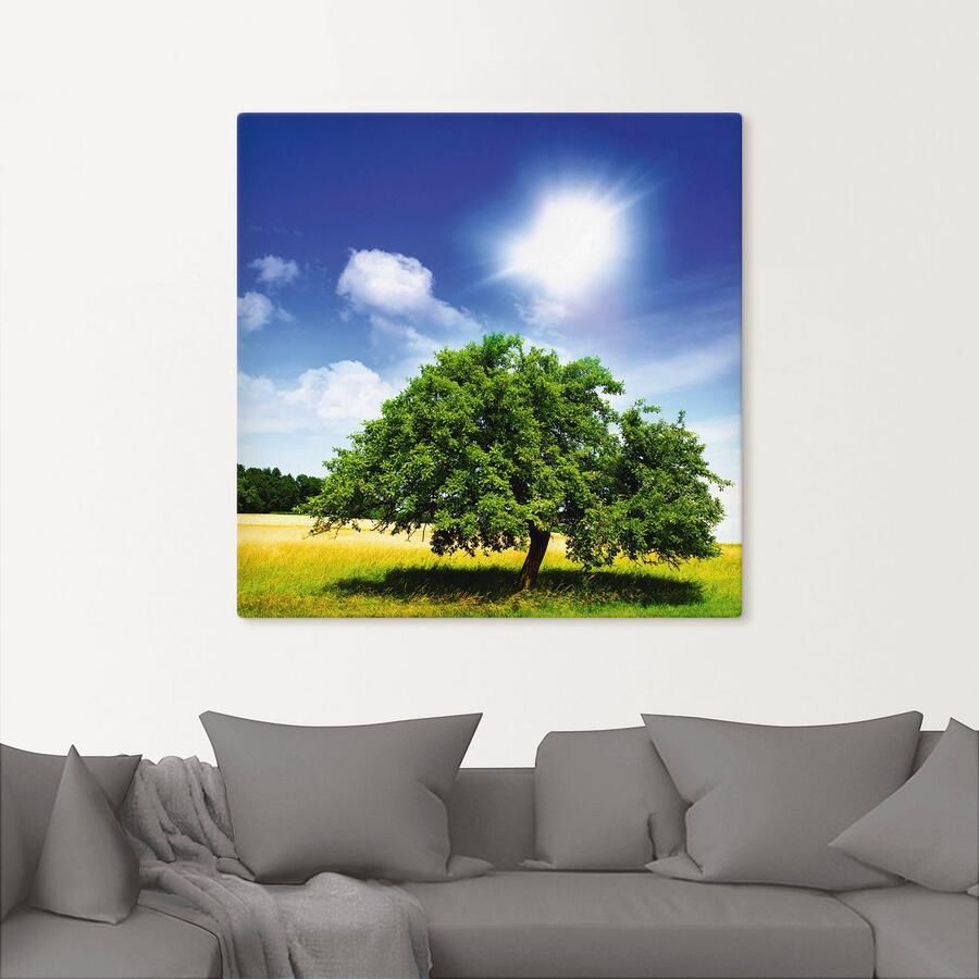 Artland Artprint Boom des levens als artprint op linnen poster in verschillende formaten maten