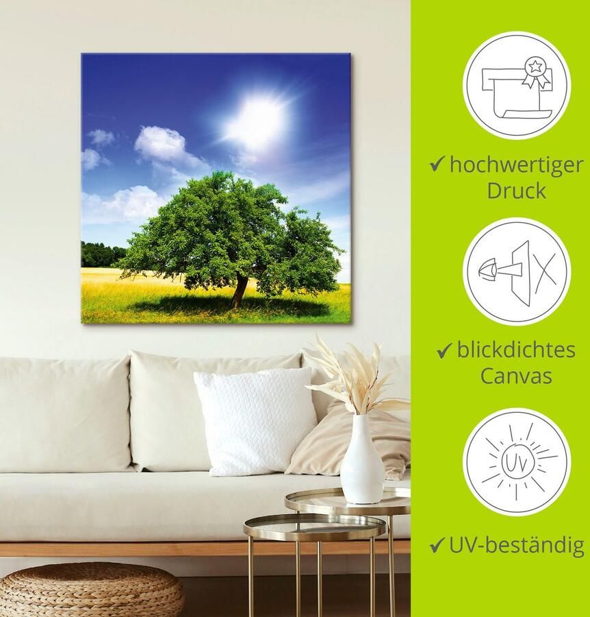 Artland Artprint Boom des levens als artprint op linnen poster in verschillende formaten maten - Foto 3