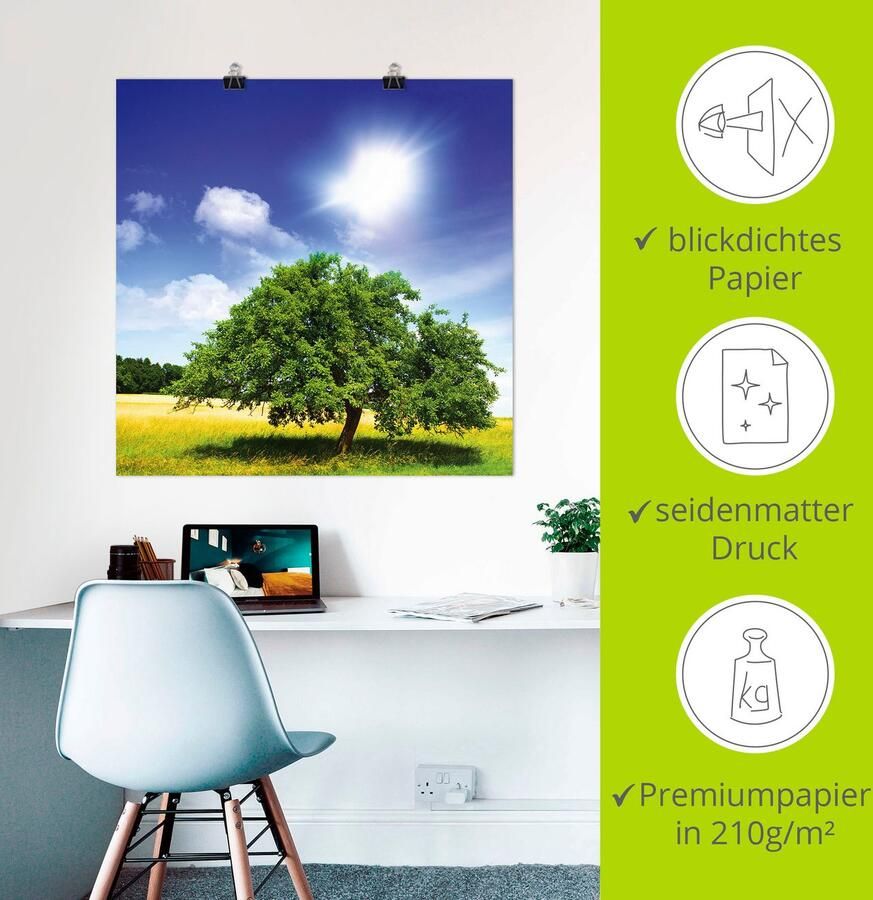 Artland Artprint Boom des levens als artprint op linnen poster in verschillende formaten maten - Foto 2