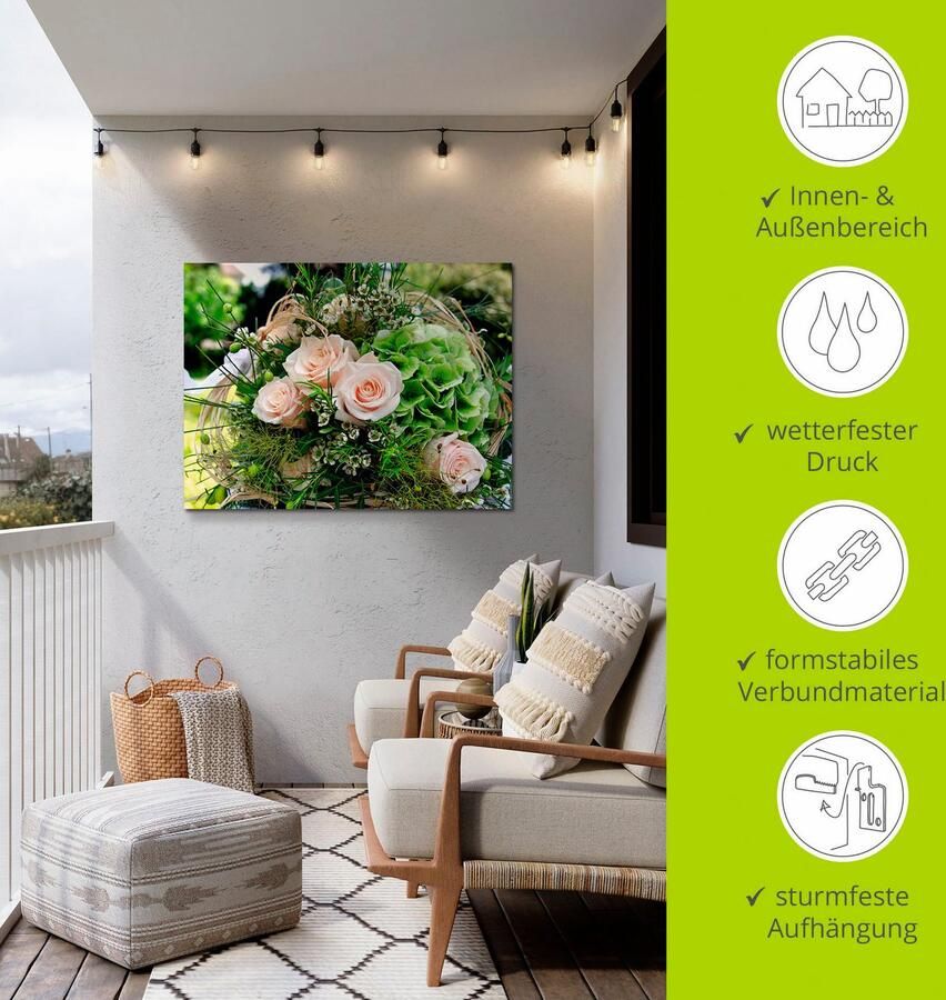 Artland Artprint Bos bloemen als artprint van aluminium artprint voor buiten artprint op linnen poster in verschillende maten. maten - Foto 3