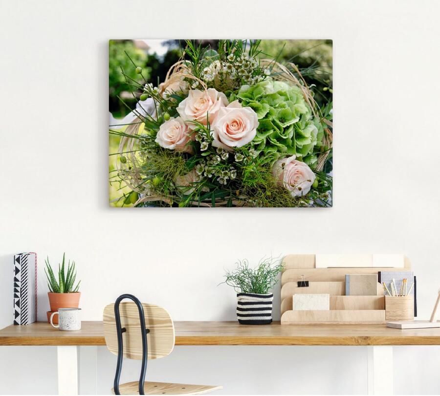 Artland Artprint Bos bloemen als artprint van aluminium artprint voor buiten artprint op linnen poster in verschillende maten. maten - Foto 3