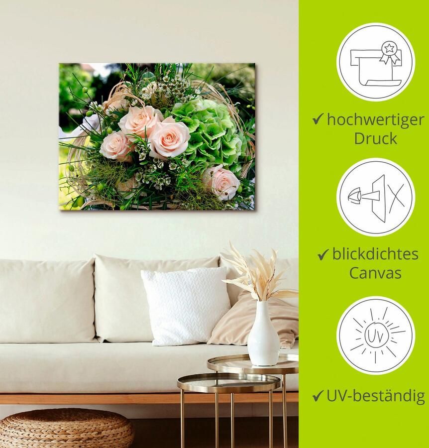 Artland Artprint Bos bloemen als artprint van aluminium artprint voor buiten artprint op linnen poster in verschillende maten. maten - Foto 2