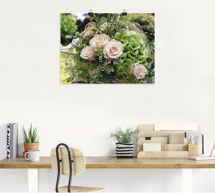 Artland Artprint Bos bloemen als artprint van aluminium artprint voor buiten artprint op linnen poster in verschillende maten. maten - Foto 5